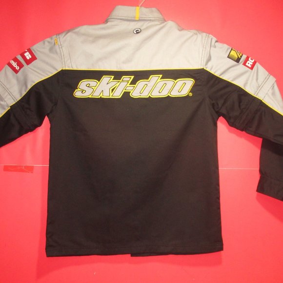 Men's BRP SKI-Doo X-Team Button Down Long Sleeve Machanic Style Shirt Size S NEW - Picture 5 of 12